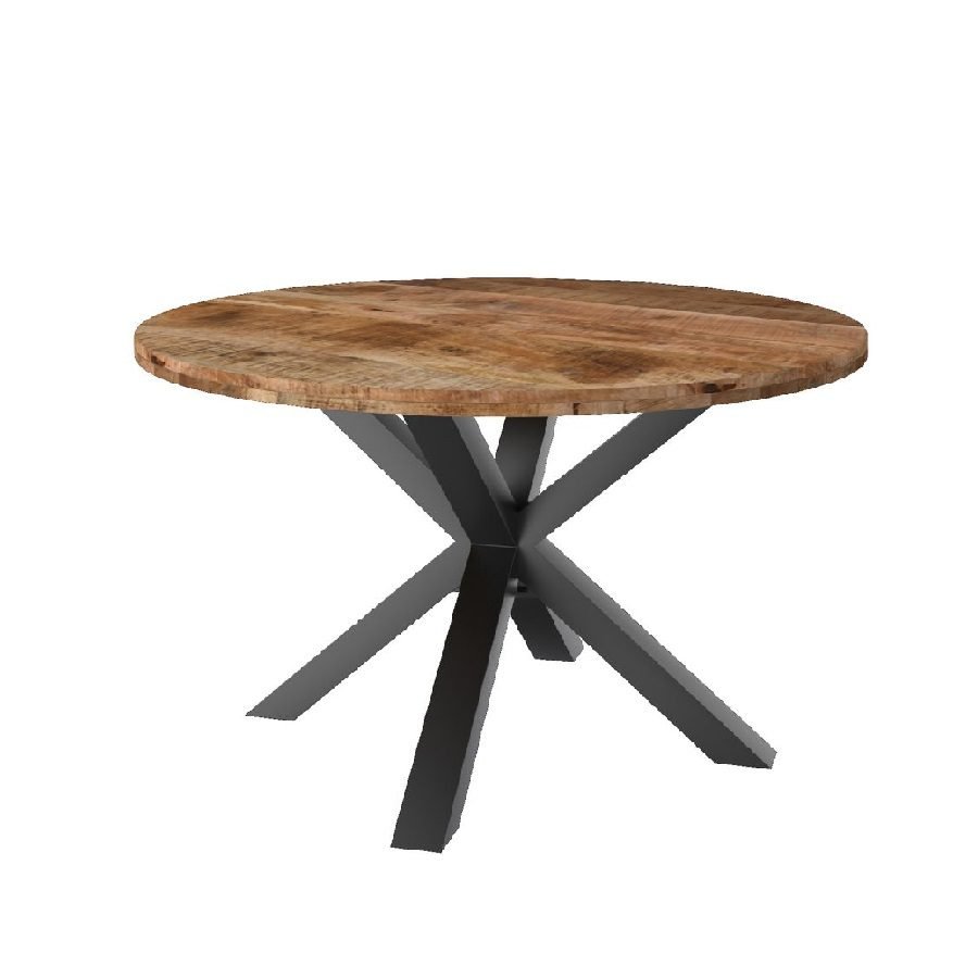 Mango wood Round Dining table 47″D – Avanica Furniture